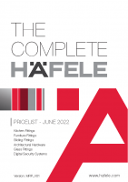 Hafele India Pricelist MRP June 2022